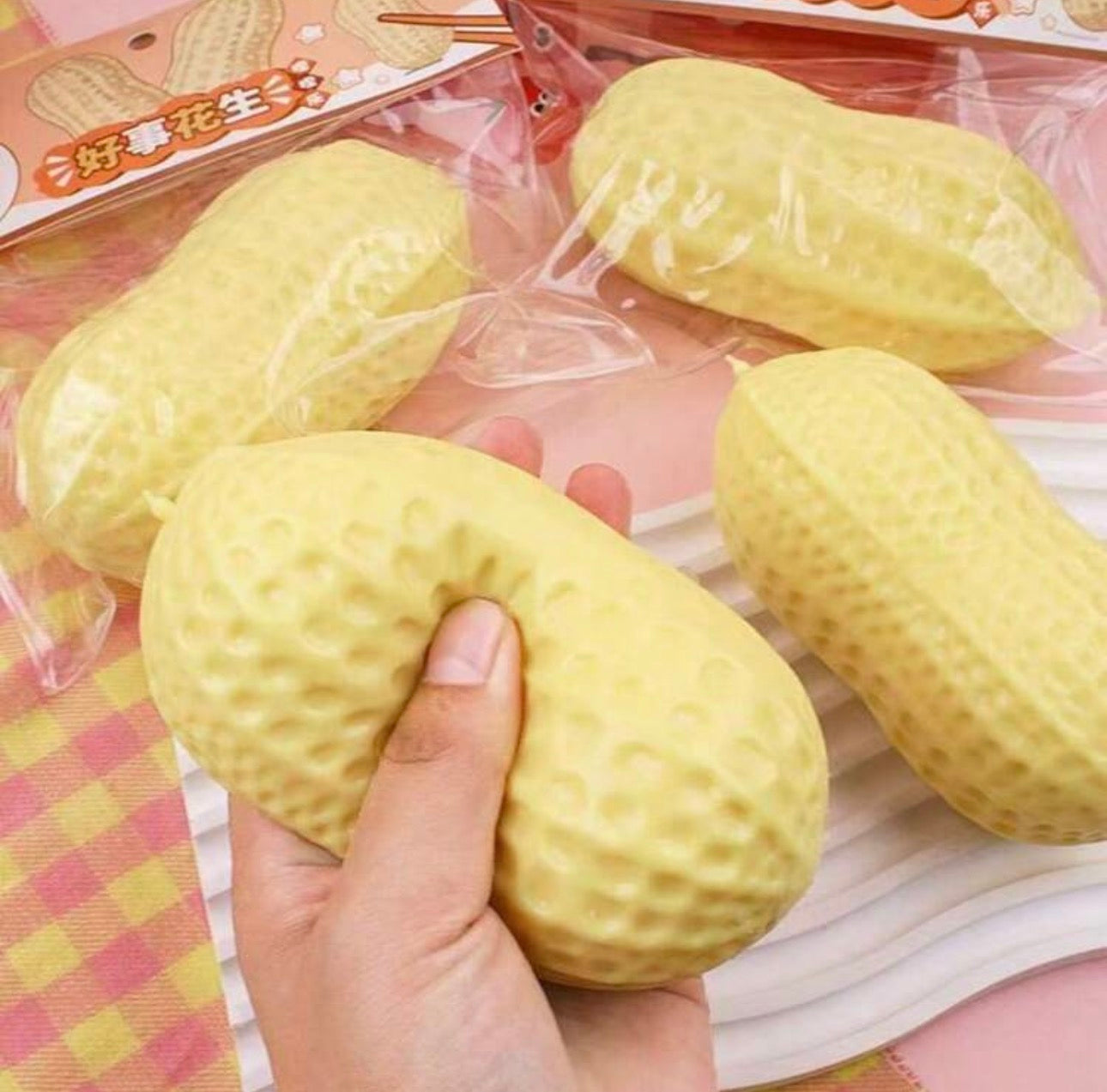 Marshmallow Filled Peanut Squishy