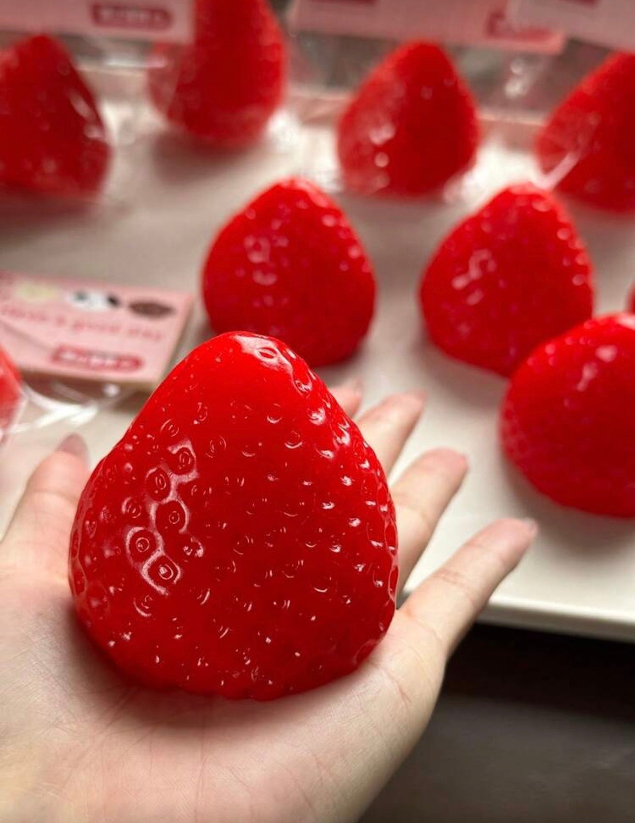 Gel Strawberry Squishy