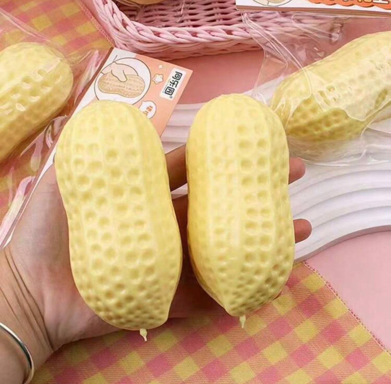 Marshmallow Filled Peanut Squishy